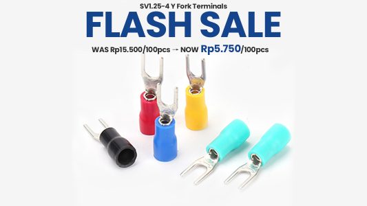 Flash deal for SV1.25-4 Y Fork Terminals